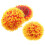 4Pcs Orange Decorative Plastic Topiary Balls for Ceiling and Wall 3