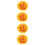 4Pcs Orange Decorative Plastic Topiary Balls for Ceiling and Wall 7