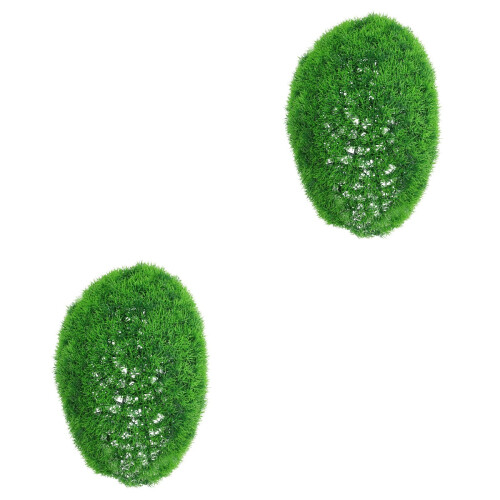 2Pcs Simulation Grass Ball Green Ceiling Adornment for Home 2