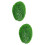 2Pcs Simulation Grass Ball Green Ceiling Adornment for Home 7