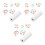 18Set Kit Da Te Per Bambini in Portatile Khaki 6