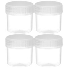 6St Plasthinkar Med Lock För Färgförvaring 30 Ml