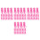200St Roze Mini Microfoon Kinder Karaoke Met Speaker Plastic Speelgoed 7