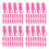 200St Roze Mini Microfoon Kinder Karaoke Met Speaker Plastic Speelgoed 4