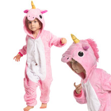 Piżama Dla Dzieci Dziecięca Kigurumi Onesie Kostium Pegaz Różowy 135-145 cm