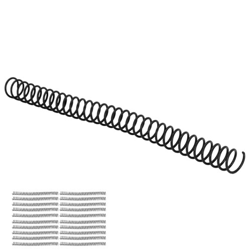 20 Stück Kunststoff-Spiralbindungsspulen, 19 mm, 2