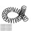 20 Stück Kunststoff-Spiralbindungsspulen, 19 mm, 2