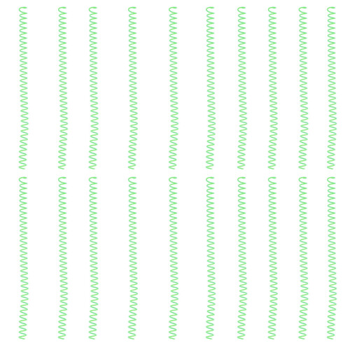 20 Stück Spiralbindungsspulen, 30 Blatt, 1