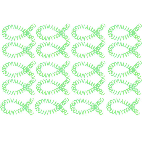 20 Stück Spiralbindungsspulen, 30 Blatt, 2