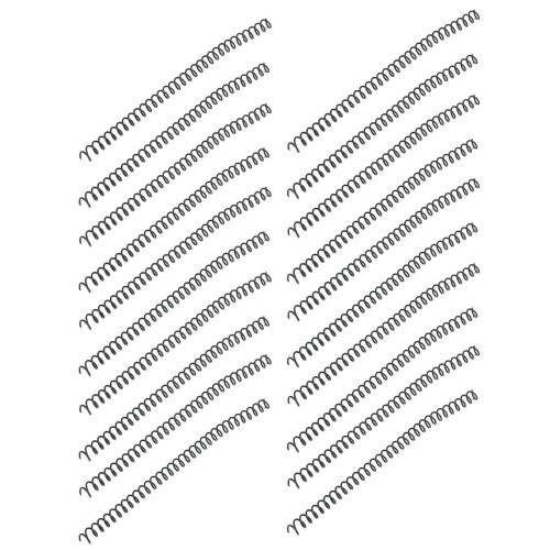 20 Stück Spiralbindungsspulen, 30 Blatt, 2