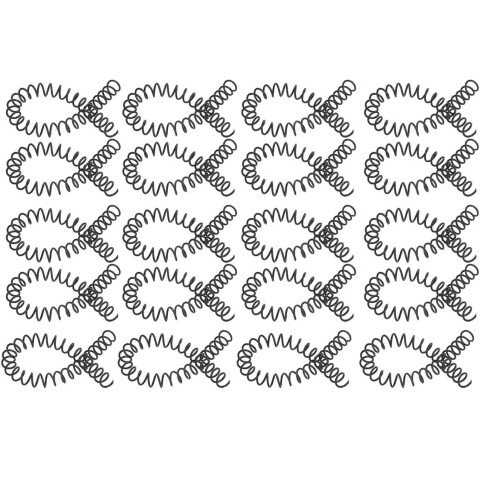 20 Stück Spiralbindungsspulen, 30 Blatt, 1