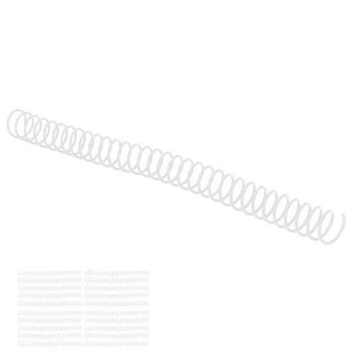 20 Stück Kunststoff-Spiralbindungsspulen, 19 mm, 2