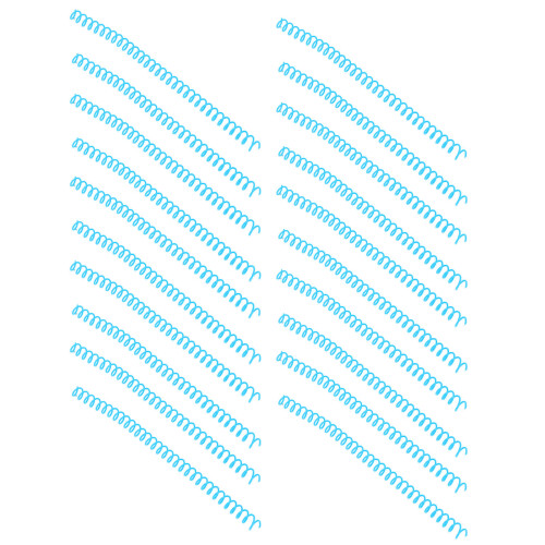 20 Stück Spiralbindungsspulen, 30 Blatt, 2