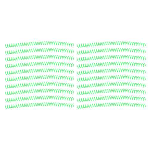 20Pcs Spiralbindung Spule große Kapazität