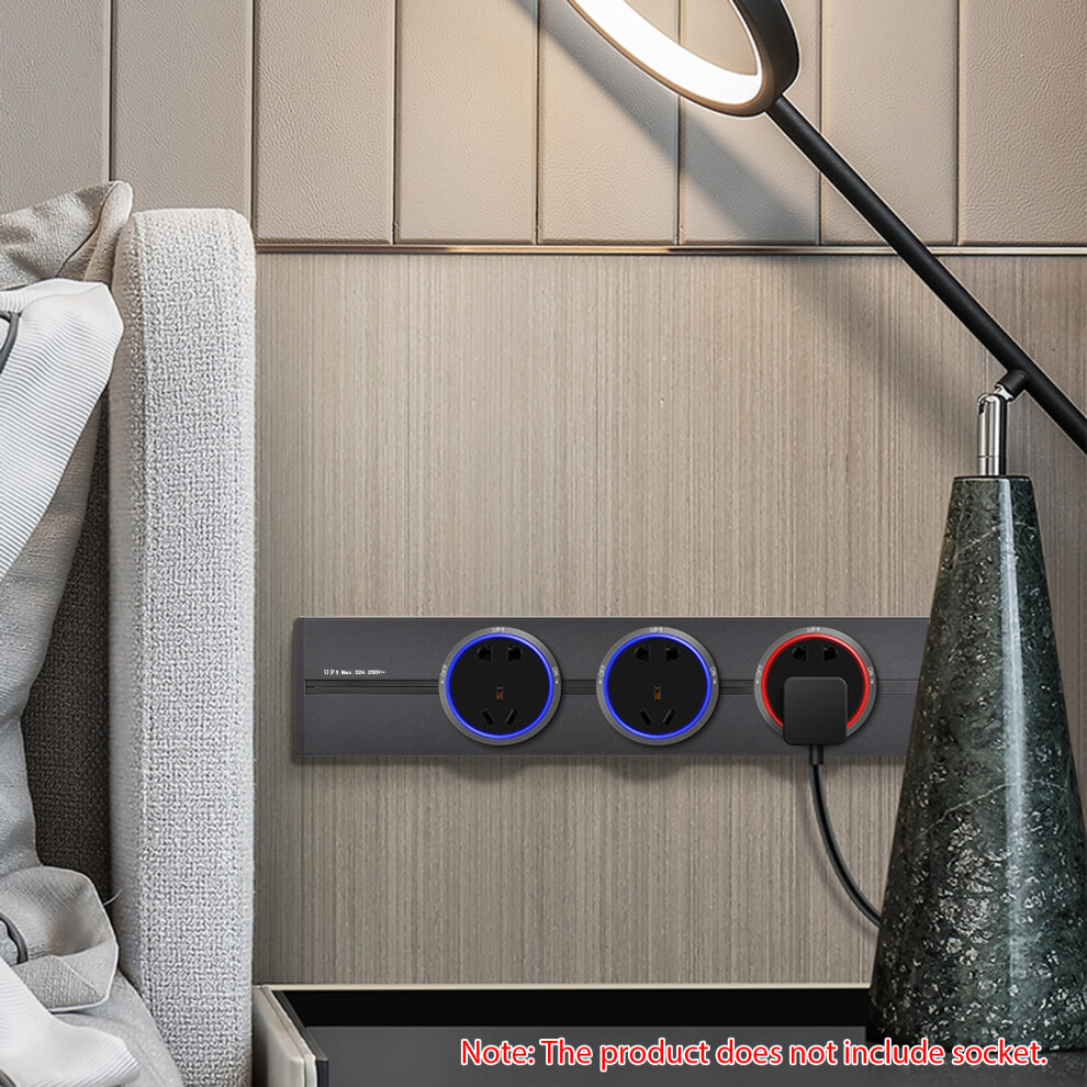 Track System For Efficient Cable Management No-Outlets Included 9451356954089