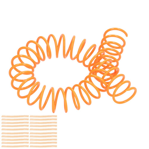 20 Stück Kunststoff-Spiralbindungsspulen, 19 mm, 1