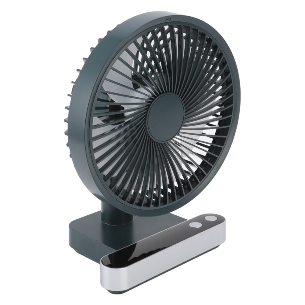 Usb Small Desk Fan 4-Level, 5000Mah Rechargeable, 180 Auto Shake, Green 5031356954827