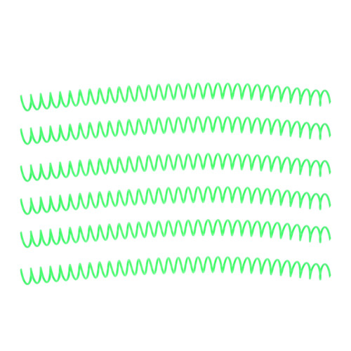 20Pcs Spiralbindung Spule große Kapazität 1