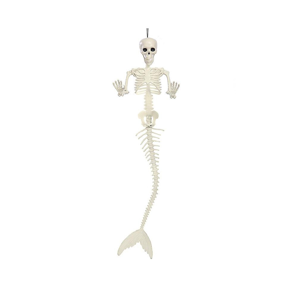Kikidex (As Show, One Size) Pack 31 Inch Halloween Skeleton Plastic Skeleton Bones With Movable Joints, Suitable For Indoor And Outdoor Horror Scene Scene.