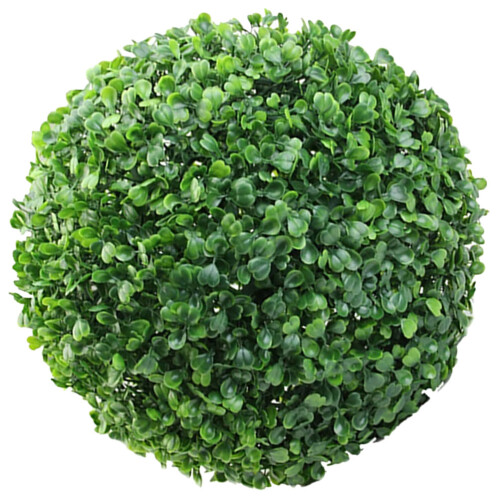 3Ud Bolas De Topiario Artificial Plástico Verde Para Decorar 2