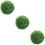 3Ud Bolas De Topiario Artificial Plástico Verde Para Decorar 11