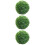 3Ud Bolas De Topiario Artificial Plástico Verde Para Decorar 10