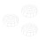 3Pcs White Ceiling Lamp Covers Protective Mesh for Light Fixture Guard 10