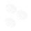 3Pcs White Ceiling Lamp Covers Protective Mesh for Light Fixture Guard 6