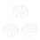 3Pcs White Ceiling Lamp Covers Protective Mesh for Light Fixture Guard 7