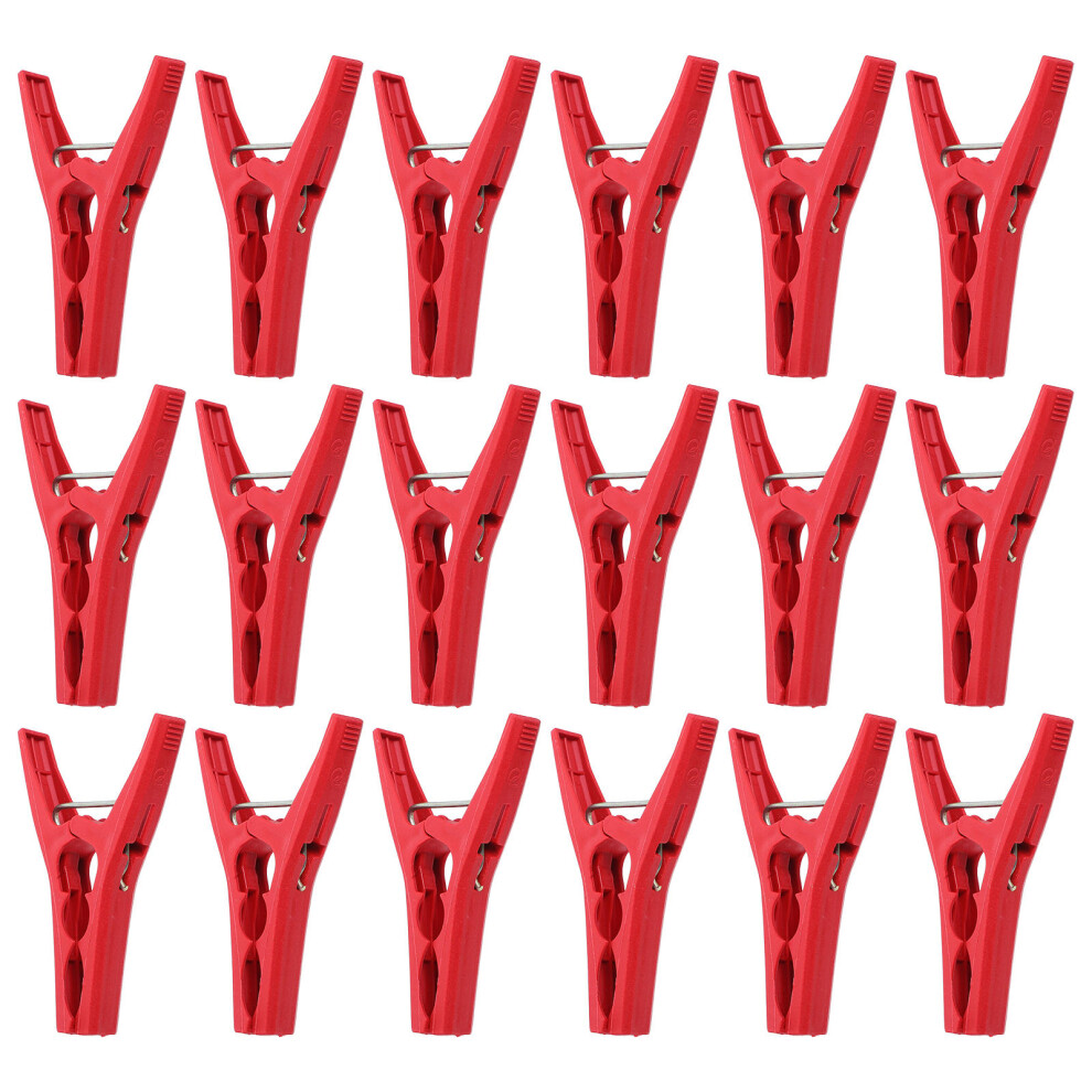 200Pcs Red Plastic Tomato Plant Clips Reusable Garden Vine Support-image-OPC-PMKJ95M-NEW