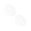 2Pcs White Protective Wire Guard Covers for Ceiling Lights Easy Fit 8