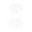 2Pcs White Protective Wire Guard Covers for Ceiling Lights Easy Fit 10