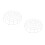 2Pcs White Protective Wire Guard Covers for Ceiling Lights Easy Fit 6