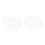 2Pcs White Protective Wire Guard Covers for Ceiling Lights Easy Fit 4