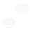 2Pcs White Protective Wire Guard Covers for Ceiling Lights Easy Fit 9