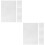 8Pcs Translucent Night Glow DIY Heat Shrinkable Sheets White Bops 8
