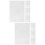 8Pcs Translucent Night Glow DIY Heat Shrinkable Sheets White Bops 9