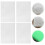 8Pcs Translucent Night Glow DIY Heat Shrinkable Sheets White Bops 11