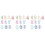 30Pcs Unique Digital Paper Clips Colorful DIY Storage Clips 4