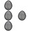 4Pcs Premium Black Linen Hat Making Base for DIY Caps and Hats 9