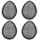4Pcs Premium Black Linen Hat Making Base for DIY Caps and Hats 7