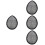 4Pcs Premium Black Linen Hat Making Base for DIY Caps and Hats 8