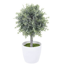 3Pcs Faux Plant Decor Green Artificial Bonsai for Office Home Desktop