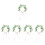5Pcs Headbands Femininas Verde Para Cosplay E Festivais 7