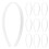 30Pcs White Hat Insert Brim Support Plastic DIY Cap Headband 1