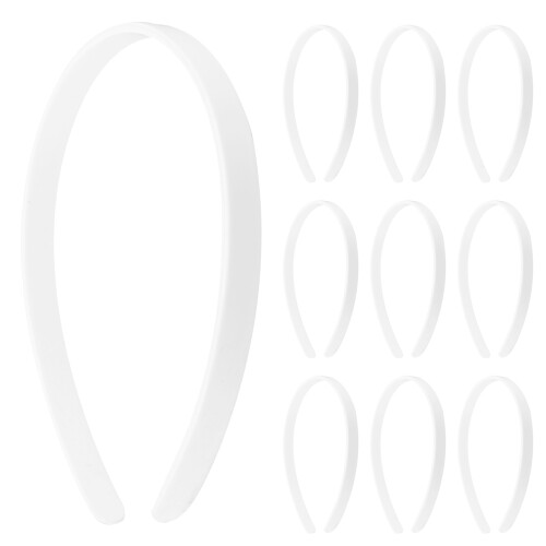 30Pcs White Hat Insert Brim Support Plastic DIY Cap Headband