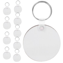 20Pz Portachiavi Sublimazione Mdf Per DIY Casa