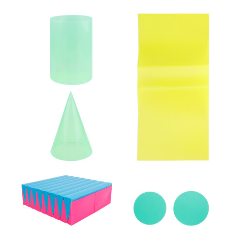 4Sets Plastic Volumeformule Demonstrators Voor Wiskunde Lessen 1
