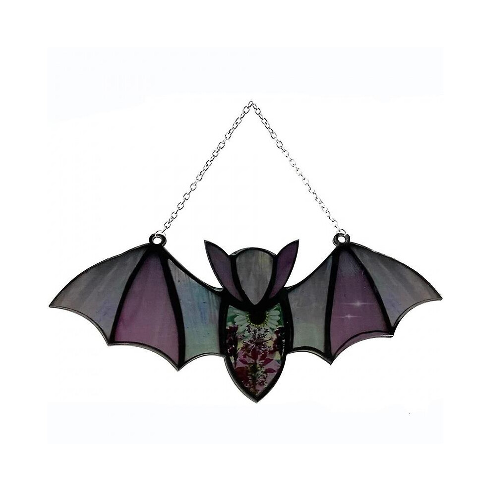 Kikidex (As Show, One Size) Halloween Bat Decoration, Halloween Hanging Bats Spooky Decoration For Haunted House Venue Arrangement Props