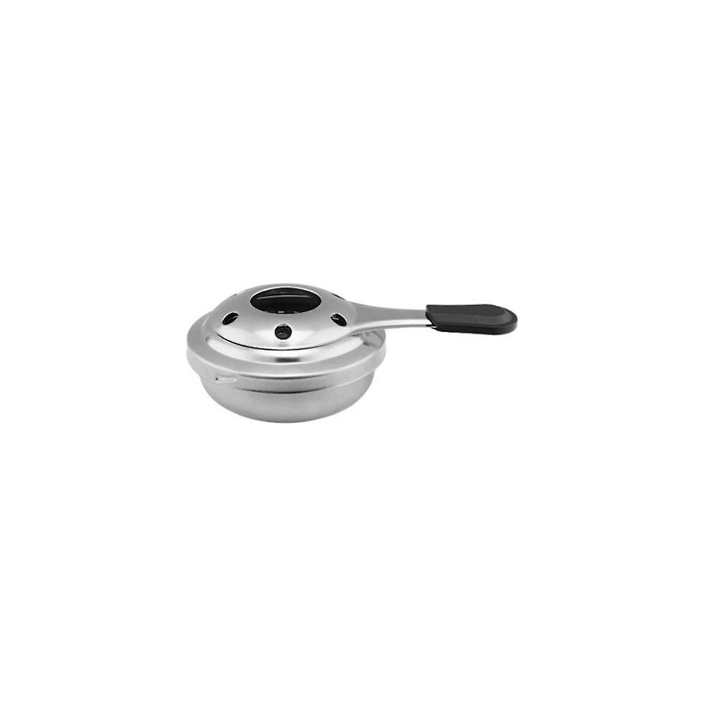 Kikidex (As Show, One Size) Alcohol Burner For Fondue, Spirits Burner, Stainless Steel, 18X 9.6 Cm Grey